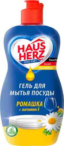 Средство для мытья посуды Haus Herz Ромашка + Витамин Е 450мл арт. 1184625