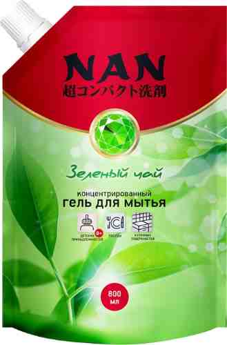 Средство для мытья посуды Nan Зеленый чай 800мл арт. 1052560