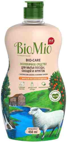 Средство для мытья посуды овощей и фруктов BioMio Bio-Care с маслом мандарина 450мл арт. 650712