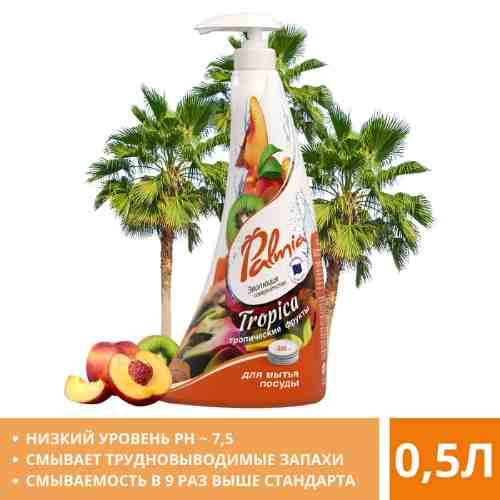 Средство для мытья посуды Palmia Тропические фрукты 500мл арт. 976020