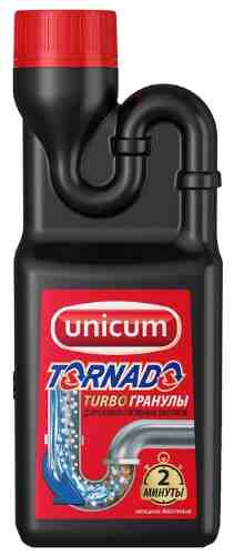 Средство для удаления засоров Unicum Tornado гранулированное 600г арт. 310421