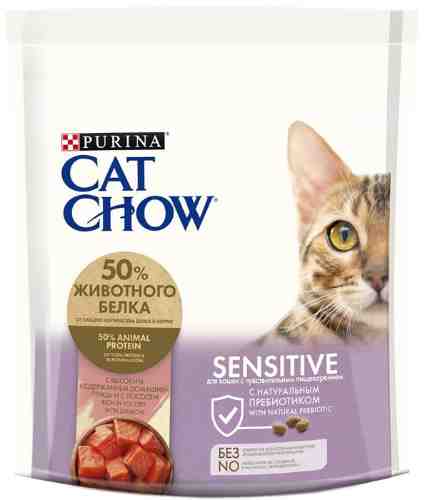 Сухой корм для кошек Cat Chow Sensitive 400г арт. 695131