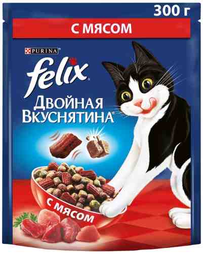 Сухой корм для кошек Felix с мясом 300г арт. 402794