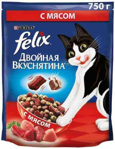 Сухой корм для кошек Felix с мясом 750г арт. 402797