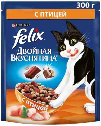 Сухой корм для кошек Felix с птицей 300г арт. 402773