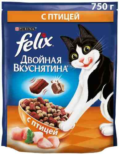 Сухой корм для кошек Felix с птицей 750г арт. 402796