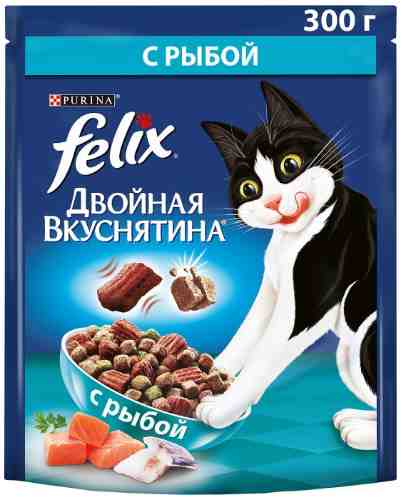 Сухой корм для кошек Felix с рыбой 300г арт. 402772