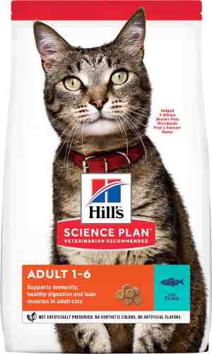 Сухой корм для кошек Hills Science Plan Adult с тунцом 300г арт. 952072