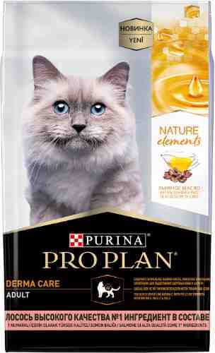 Сухой корм для кошек Purina Pro Plan Nature Elements Derma Care с лососем 7кг арт. 1204971