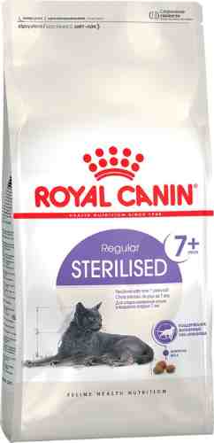 Сухой корм для пожилых кошек Royal Canin Sterilised 7+ для кошек старше семи лет 400г арт. 694694