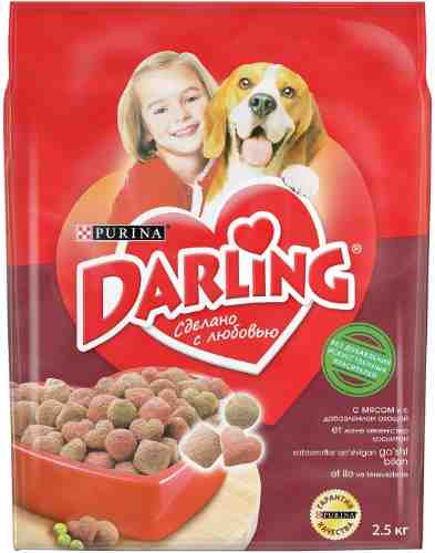 Сухой корм для собак Darling с мясом и овощами 2.5кг арт. 317998