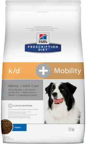 Сухой корм для собак Hills Prescription Diet k/d + Mobility для поддержания здоровья почек и суставов 12кг арт. 858964