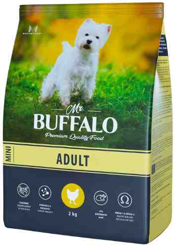 Сухой корм для собак Mr.Buffalo Adult Mini с курицей 2кг арт. 1204958