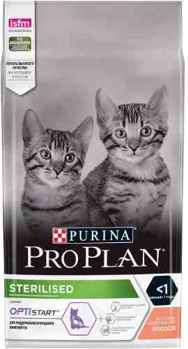 Сухой корм для стерилизованных котят Pro Plan Optistart Sterilised Kitten с лососем 1.5кг арт. 1022762