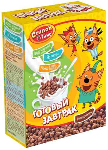 Сухой завтрак Crunch Time Три кота 170г арт. 1204894