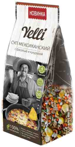 Суп Yelli Мексиканский с фасолью и кукурузой 120г арт. 953987