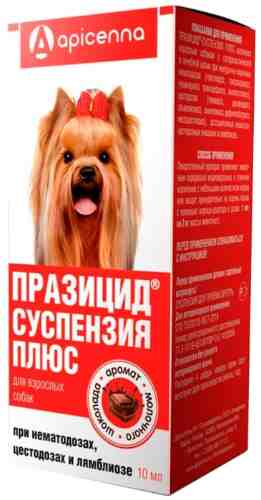 Суспензия Apicenna Плюс Празицид для взрослых собак 10мл арт. 1078413