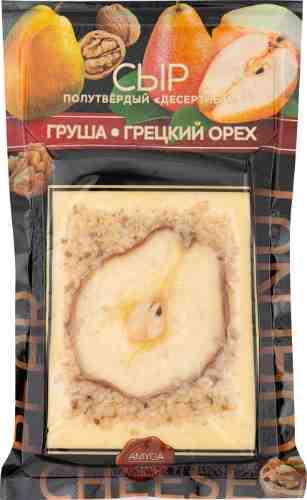 Сыр Amyga Десертный с грушей и грецким орехом 45% 150г арт. 877641