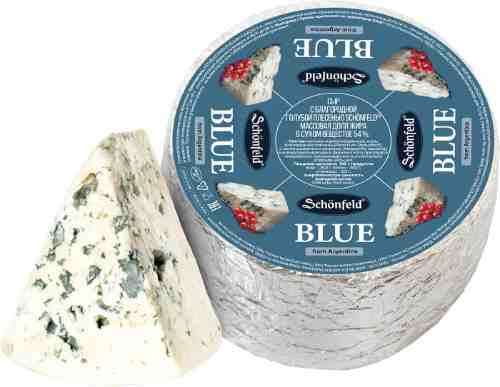 Сыр Schonfeld Blue мягкий с голубой плесенью 54% 0.15-0.25кг арт. 524706