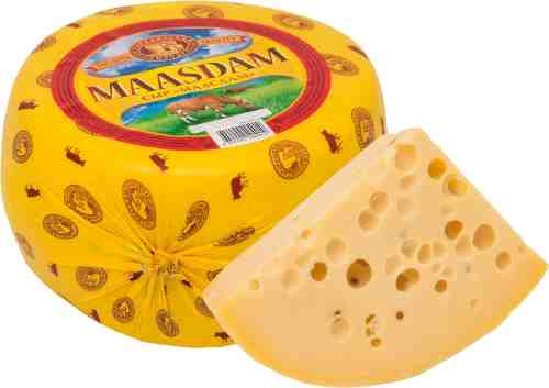 Сыр Староминский сыродел Маасдам 45% 0.2-0.4кг арт. 314790