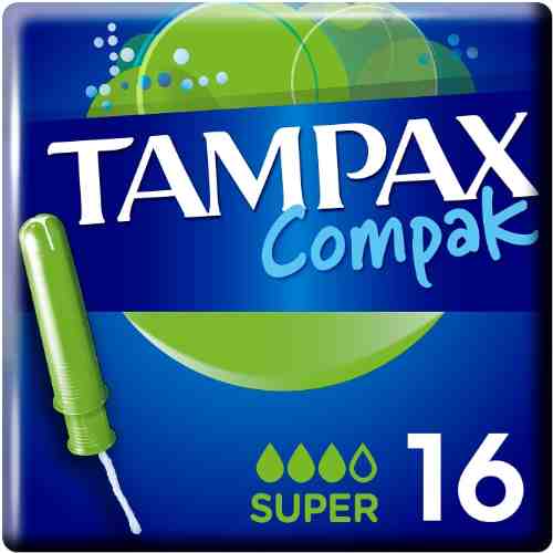 Тампоны Tampax Compak Super 16шт арт. 314339