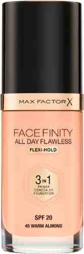 Тональная основа Max Factor Facefinity All Day Flawless 3-in-1 Warm almond Тон 45 арт. 1071927