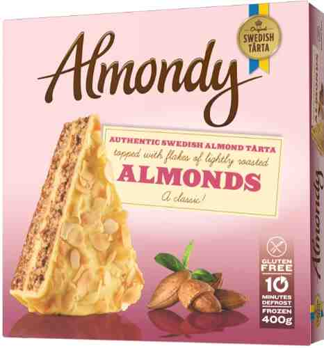 Торт Almondy Миндальный замороженный 400г арт. 313177