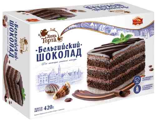 Торт День торта Бельгийский шоколад 420г арт. 1105063