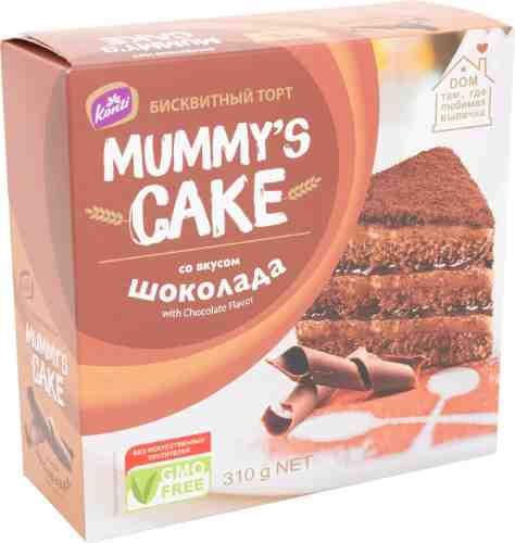 Торт Konti Mummys cake со вкусом шоколада 310г арт. 1021770