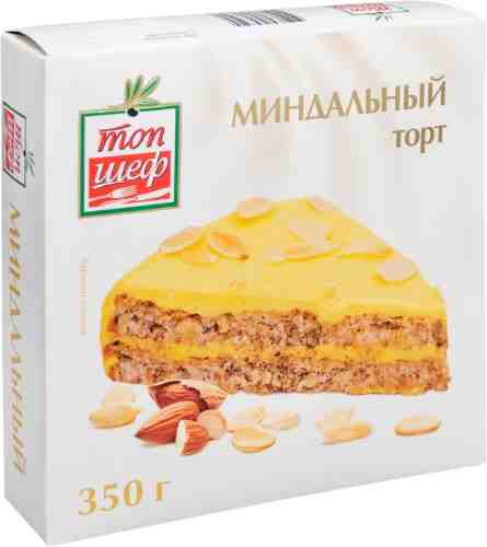 Торт Топ Шеф Миндальный замороженный 350г арт. 447186