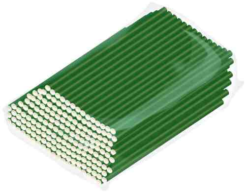 Трубочки бумажные Gratias зеленые 200шт арт. 1042092