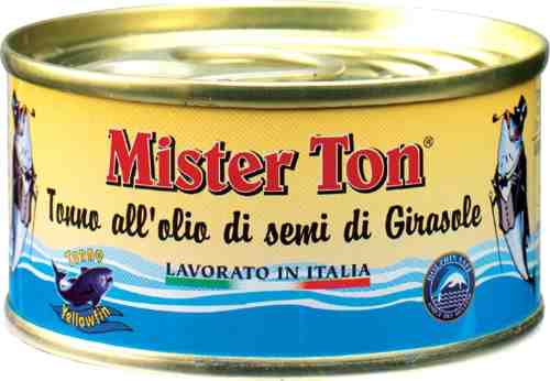 Тунец Mister Ton в подсолнечном масле 160г арт. 1081363