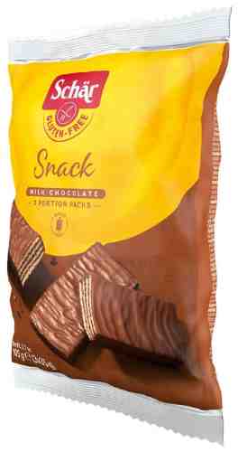 Вафли Schar Snack в шоколаде с орехами без глютена 105г арт. 481649