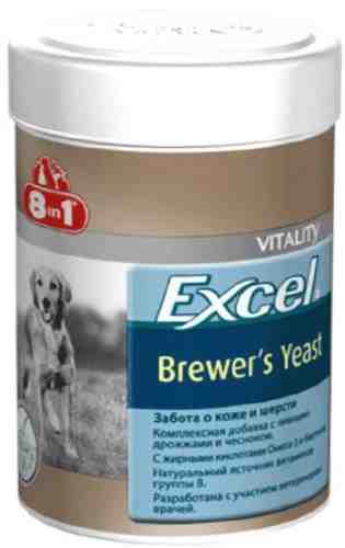 Витамины для собак 8 in 1 Excel Пивные дрожжи 140 таблеток арт. 699006