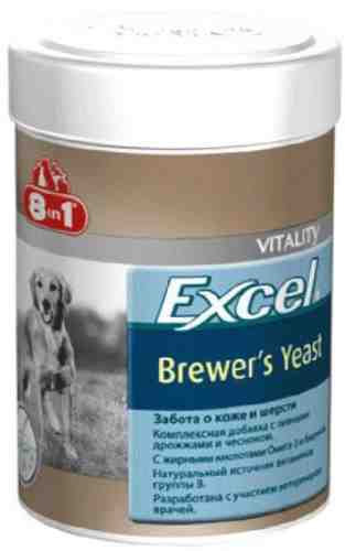Витамины для собак 8 in 1 Excel Пивные дрожжи 260 таблеток арт. 699007