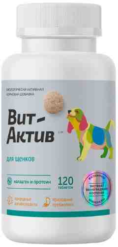 Витамины для собак Фармакс Вит-Актив БАМ для щенков 120шт (упаковка 2 шт.) арт. 1190563pack