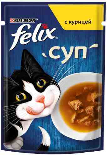 Влажный корм для кошек Felix с курицей 48г арт. 678720