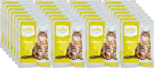 Влажный корм для кошек Lapka с кроликом в соусе 85г (упаковка 28 шт.) арт. 686852pack