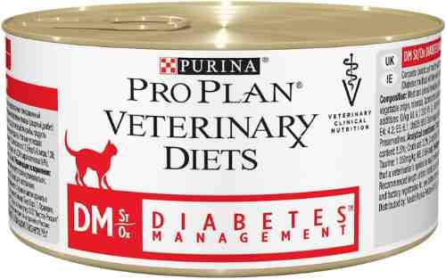 Влажный корм для кошек Pro Plan Veterinary Diets DM Diabets Management при диабете 195г арт. 877573