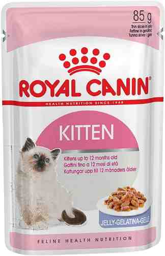 Влажный корм для кошек Royal Canin Желе Kitten 85г (упаковка 24 шт.) арт. 1024761pack