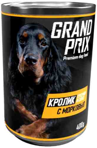 Влажный корм для собак Grand Prix Кролик с морковью 400г арт. 1207953