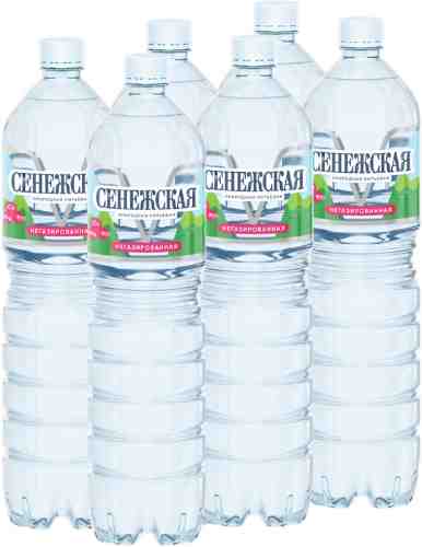 Вода Сенежская природная питьевая негазированная 1.5л (упаковка 6 шт.) арт. 305676pack