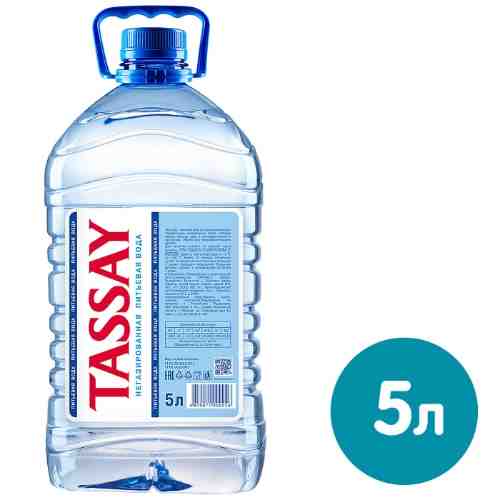Вода Tassay питьевая негазированная 5л арт. 986008