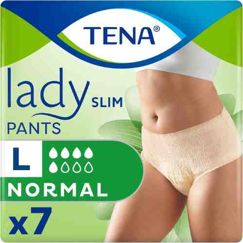 Впитывающие трусы Tena Lady Slim Pants Normal для женщин размер L 7шт арт. 1012539