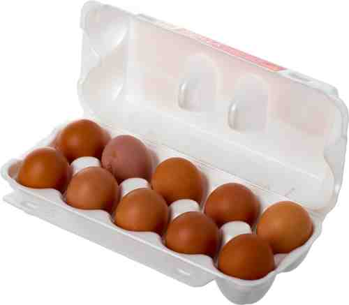 Яйца ПРОСТО С2 коричневые 10шт арт. 1000259