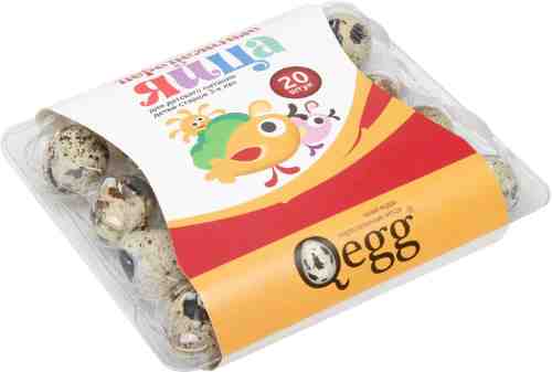 Яйца Qegg перепелиные столовые для детского питания 20шт арт. 336628