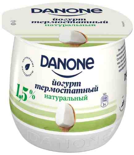 Йогурт Danone Термостатный 1.5% 160г арт. 524764