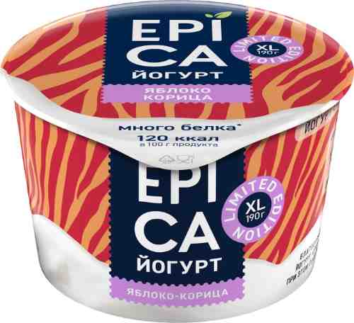 Йогурт Epica Яблоко-корица 4.8% 190г арт. 956856