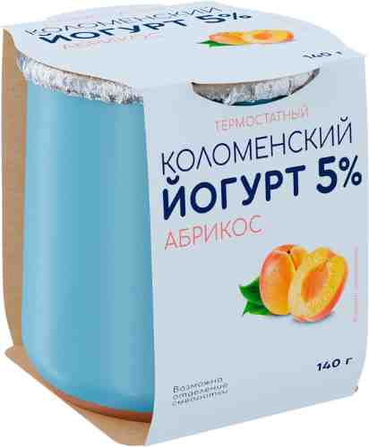 Йогурт Коломенский Абрикос 5% 140г арт. 1181511