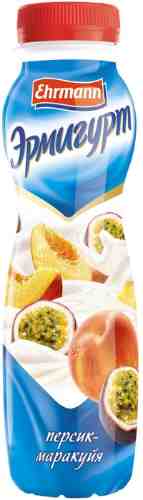 Йогурт питьевой Эрмигурт с персиком и маракуйей 1.2% 290 г арт. 643561